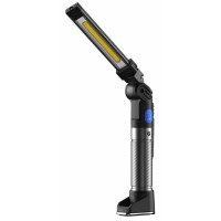 Įkraunamas prožektorius darbui lankstus su UV COB+SMD