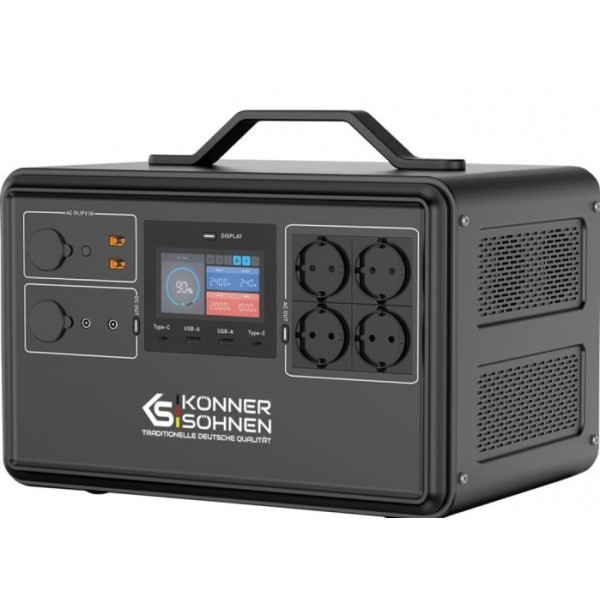 Stotelė energijos/maitinimo šaltinis KONNER & SOHNEN 2400W, KS 2400PS Stotelė energijos/maitinimo šaltinis KONNER & SOHNEN 2400W, KS 2400PS