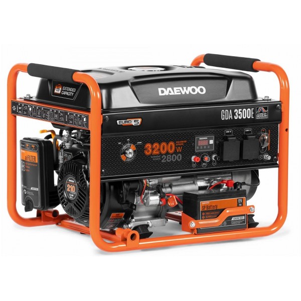 Benzininis generatorius Daewoo GDA 3500E Benzininis generatorius Daewoo GDA 3500E