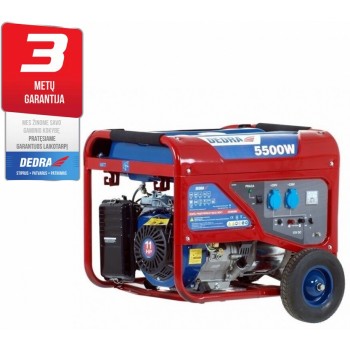 Benzininis generatorius Dedra DEGB6500K