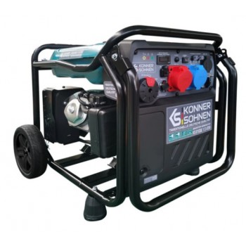  "Benzininis inverterinis generatorius KONNER & SOHNEN KS-8100IE-1/3-ATSR 230/400V"