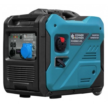  "Benzininis inverteriinis generatorius KÖNNER & SÖHNEN KS 6000iE S ATS (su integruota automatika)"