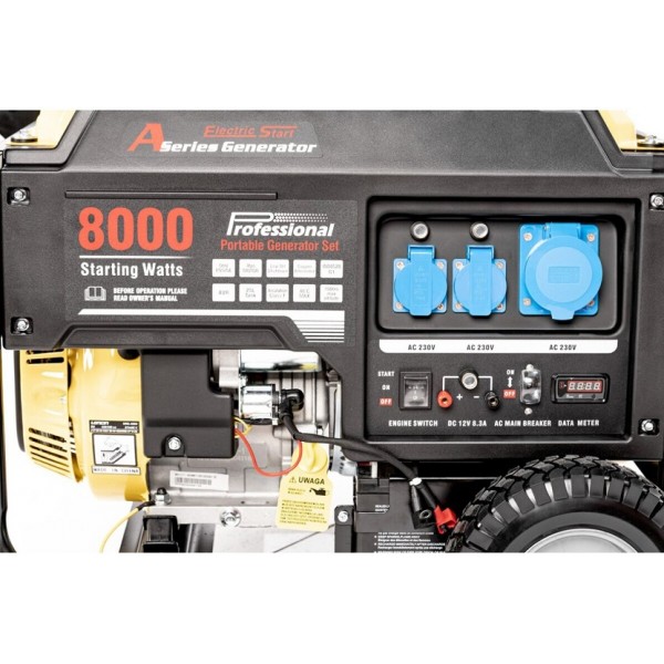 Benzininis generatorius LONCIN LC8000D-AS-1F 230V