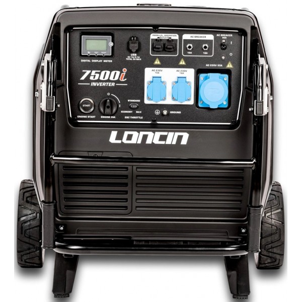 Benzininis inverterinis generatorius LONCIN LC7500i 230V