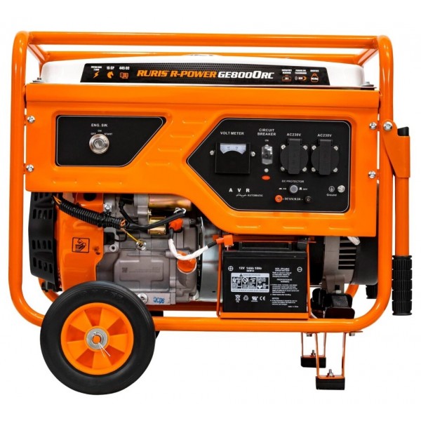 Benzininis generatorius Ruris R-Power GE8000 RC 230V
