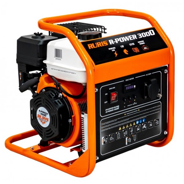 Benzininis inverterinis generatorius R-Power 3000 230V Benzininis inverterinis generatorius R-Power 3000 230V