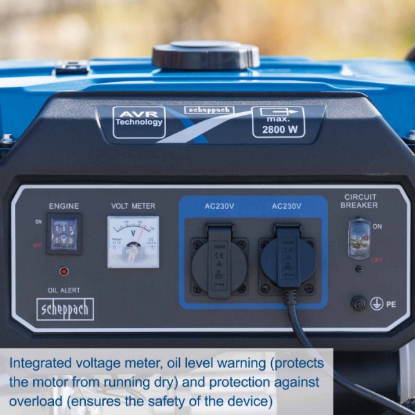 Benzininis generatorius Scheppach SG3200x