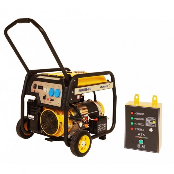 Benzininis generatorius STAGER FD 10000E su ATS