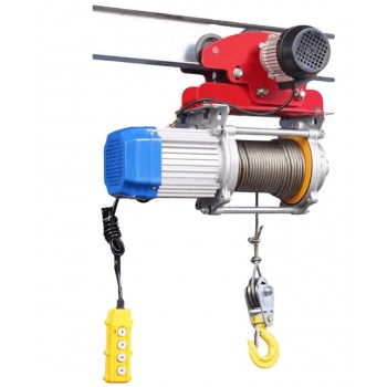 Elektrinė kėlimo gervė 1000 kg / 500 kg, 30 m, 220 V, su elektriniu vežimėliu