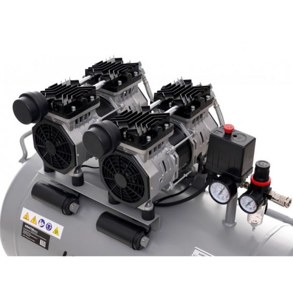 Betepalinis oro kompresorius 2 × 1500W Kraft&Dele 100l