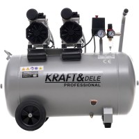 Betepalinis oro kompresorius 2 × 1500W Kraft&Dele 100l