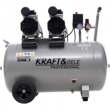 Betepalinis oro kompresorius 2 × 1500W Kraft&Dele 100l