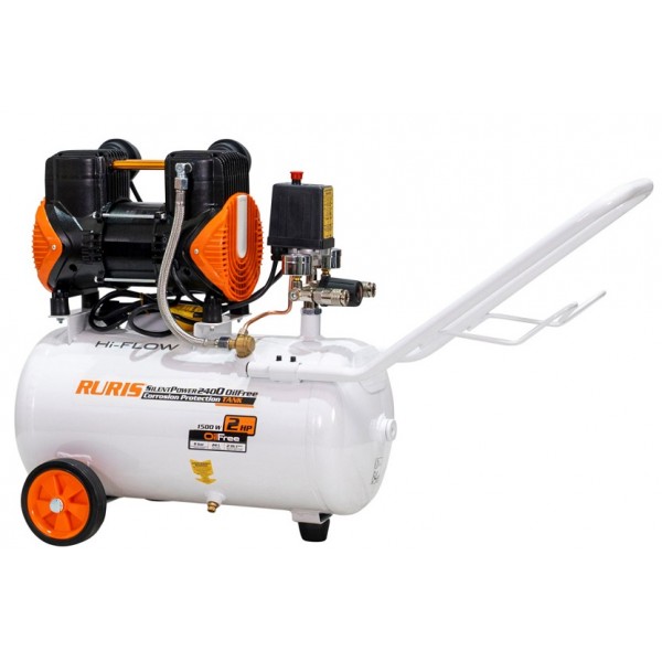 Betepalinis oro kompresorius Silent Power 2400 Oil Free 24L 1500W Betepalinis oro kompresorius Silent Power 2400 Oil Free 24L 1500W