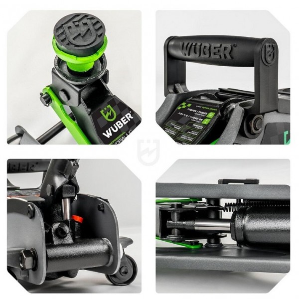 Žemo profilio hidraulinis domkratas WUBER 2,5T 80–360 mm