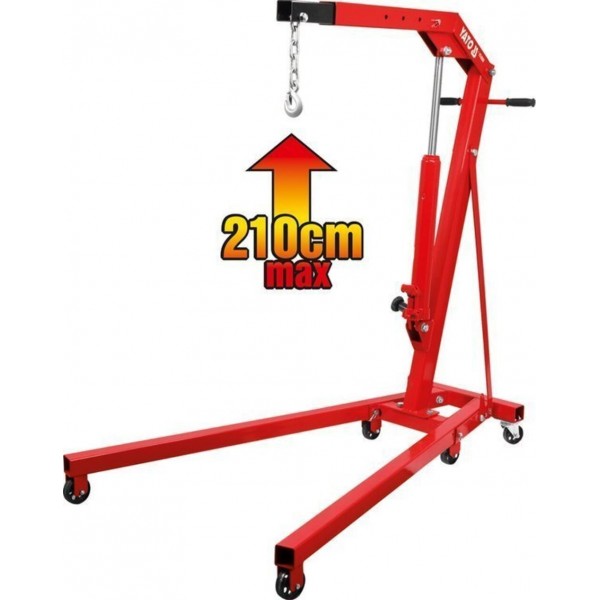 Hidraulinis kranas 1t YATO YT-55556