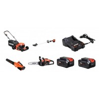 Akumuliatorinių sodo įrankių komplektas ECHO 40V 2 x 4,0 Ah
